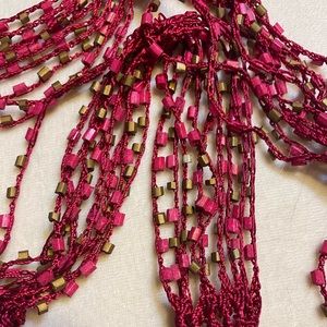 Long beaded scarf/belt